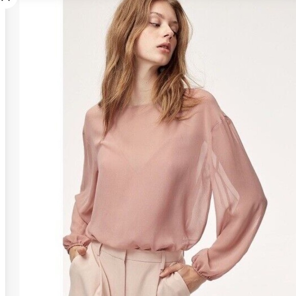 Wilfred Tops - Wilfred Bodysuit Blouse Dusty Rose